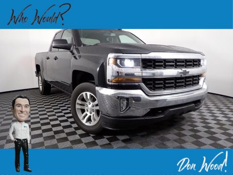 Black Chevrolet Silverado LD LT Double Cab 4x4.  Click to enlarge.