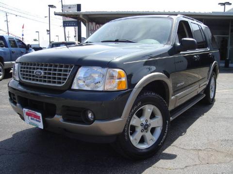 Aspen Green Metallic Ford Explorer Eddie Bauer 4x4.  Click to enlarge.