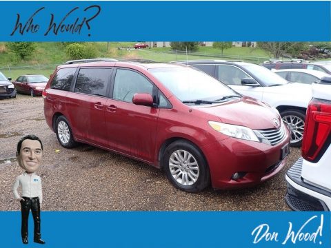 Salsa Red Pearl Toyota Sienna XLE. Click to enlarge. Salsa Red Pearl Toyota Sienna XLE. Click to enlarge.
