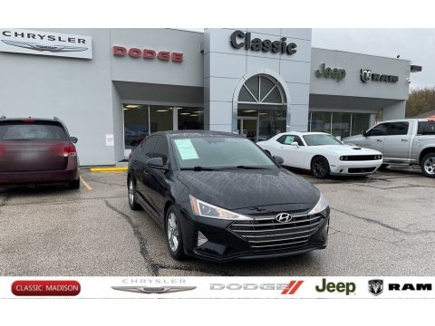 Phantom Black Hyundai Elantra Value Edition.  Click to enlarge.