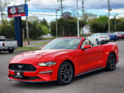 Race Red Ford Mustang EcoBoost Convertible.  Click to enlarge.