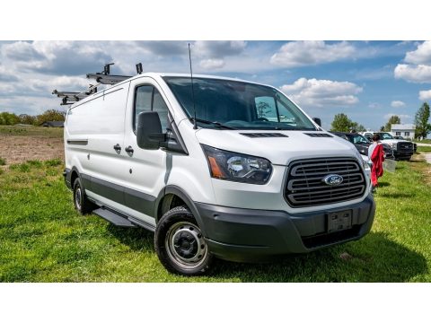 Oxford White Ford Transit Van 350 LR Long.  Click to enlarge.