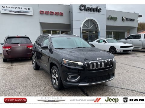 Diamond Black Crystal Pearl Jeep Cherokee Limited 4x4.  Click to enlarge.