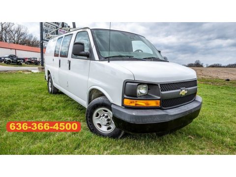 Summit White Chevrolet Express 2500 Cargo Van.  Click to enlarge.