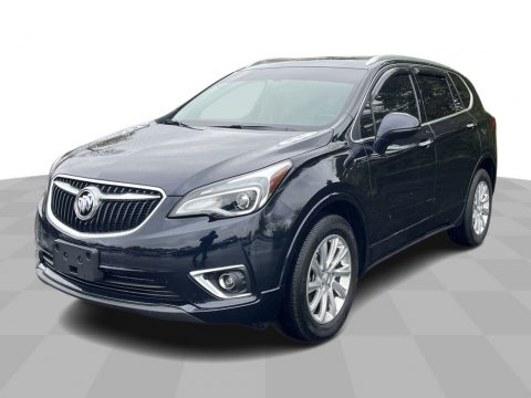 Dark Moon Blue Metallic Buick Envision Essence AWD.  Click to enlarge.
