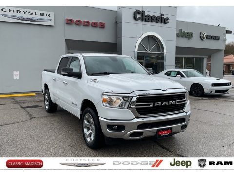 Bright White Ram 1500 Big Horn Crew Cab 4x4.  Click to enlarge.