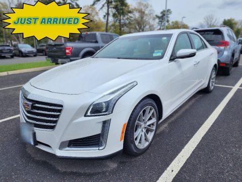 Crystal White Tricoat Cadillac CTS Luxury AWD.  Click to enlarge.