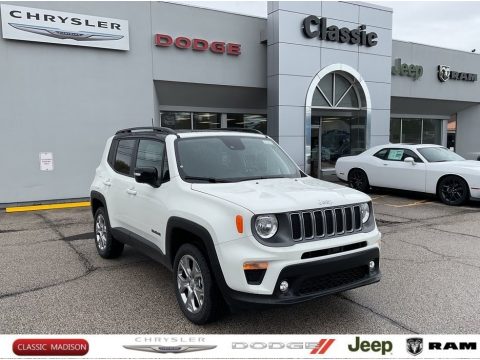 Alpine White Jeep Renegade Limited 4x4.  Click to enlarge.