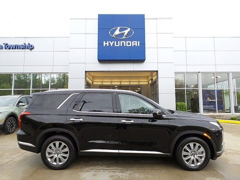 Abyss Black Pearl Hyundai Palisade SEL AWD.  Click to enlarge.