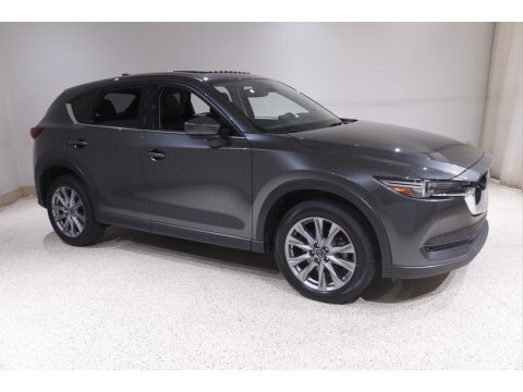 Machine Gray Metallic Mazda CX-5 Grand Touring Reserve AWD.  Click to enlarge.