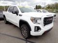 Front 3/4 View of 2021 GMC Sierra 1500 AT4 Crew Cab 4WD #2