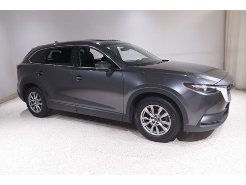 Machine Gray Metallic Mazda CX-9 Touring AWD.  Click to enlarge.