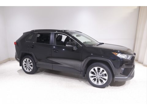 Midnight Black Metallic Toyota RAV4 XLE Premium AWD.  Click to enlarge.