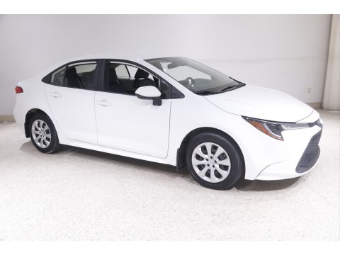 Super White Toyota Corolla LE. Click to enlarge. Super White Toyota Corolla LE. Click to enlarge.