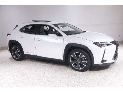 Eminent White Pearl Lexus UX 250h AWD.  Click to enlarge.