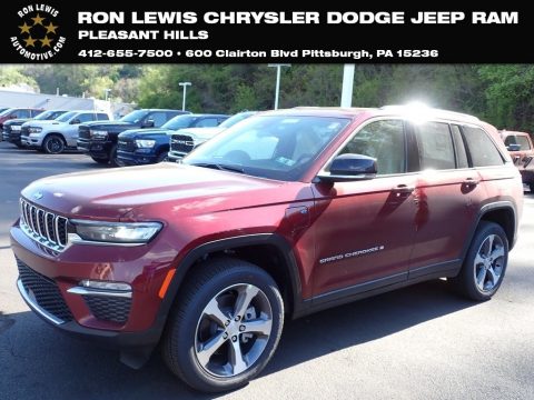 Velvet Red Pearl Jeep Grand Cherokee 4XE.  Click to enlarge.