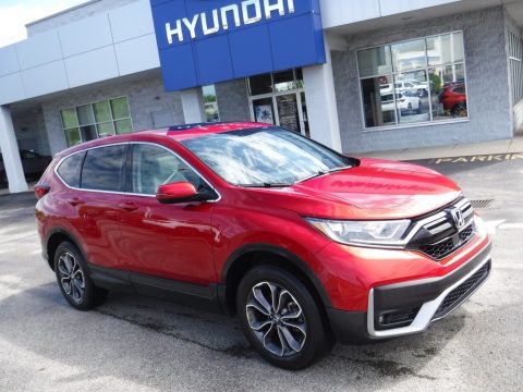 Radiant Red Metallic Honda CR-V EX AWD.  Click to enlarge. Radiant Red Metallic Honda CR-V EX AWD.  Click to enlarge.