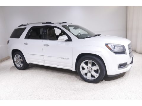 White Frost Tricoat GMC Acadia Denali AWD. Click to enlarge. White Frost Tricoat GMC Acadia Denali AWD. Click to enlarge.