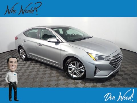 Stellar Silver Hyundai Elantra SEL.  Click to enlarge.