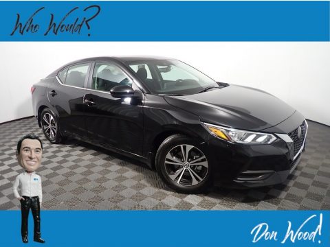 Black Obsidian Nissan Sentra SV.  Click to enlarge.