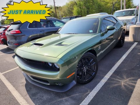 F8 Green Dodge Challenger R/T Scat Pack.  Click to enlarge.