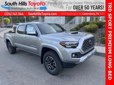 Celestial Silver Metallic Toyota Tacoma TRD Sport Double Cab 4x4.  Click to enlarge.