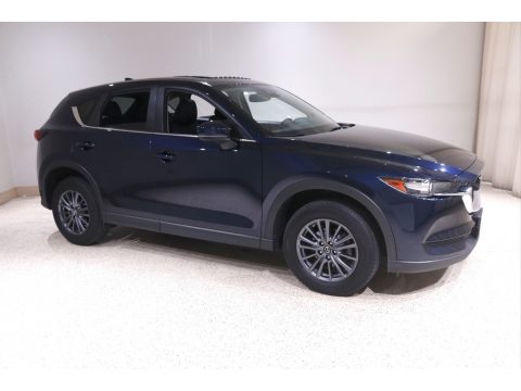 Deep Crystal Blue Mica Mazda CX-5 Touring AWD.  Click to enlarge.