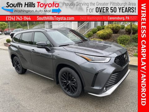 Magnetic Gray Metallic Toyota Highlander XSE AWD.  Click to enlarge.