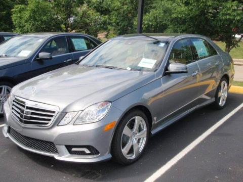 Palladium Silver Metallic Mercedes-Benz E 350 Sedan.  Click to enlarge.