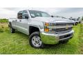 Front 3/4 View of 2018 Chevrolet Silverado 2500HD Work Truck Double Cab #1