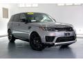 Front 3/4 View of 2022 Land Rover Range Rover Sport HSE Silver Edition #34