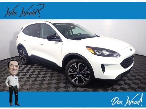 Star White Metallic Ford Escape SE 4WD.  Click to enlarge.