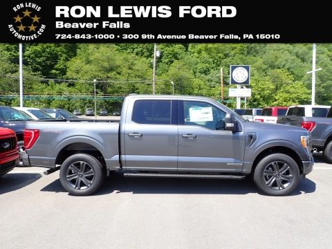 Carbonized Gray Metallic Ford F150 XLT SuperCrew 4x4.  Click to enlarge.
