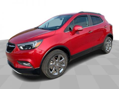 Winterberry Red Metallic Buick Encore Essence AWD.  Click to enlarge.
