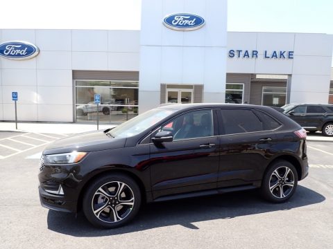 Agate Black Metallic Ford Edge ST AWD.  Click to enlarge.