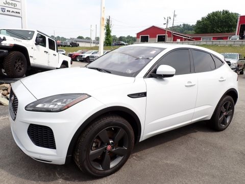 Fuji White Jaguar E-PACE Checkered Flag Edition.  Click to enlarge.