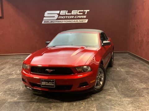 Red Candy Metallic Ford Mustang V6 Premium Convertible.  Click to enlarge.