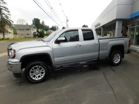 Quicksilver Metallic GMC Sierra 1500 Limited SLE Double Cab 4WD.  Click to enlarge.