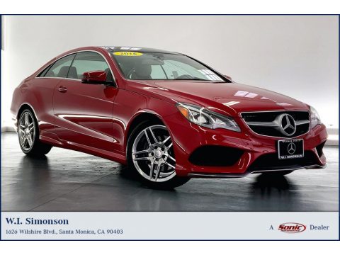 Mars Red Mercedes-Benz E 400 Coupe.  Click to enlarge.
