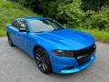 Front 3/4 View of 2023 Dodge Charger SXT Blacktop #4