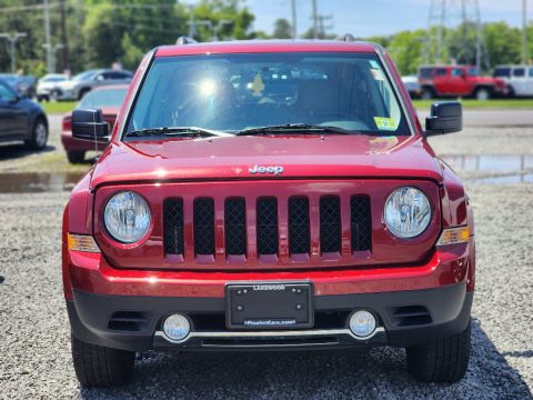 Deep Cherry Red Crystal Pearl Jeep Patriot High Altitude 4x4.  Click to enlarge.