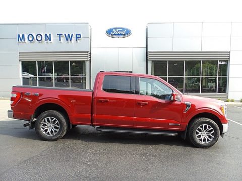 Rapid Red Metallic Tinted Ford F150 Lariat SuperCrew 4x4.  Click to enlarge.