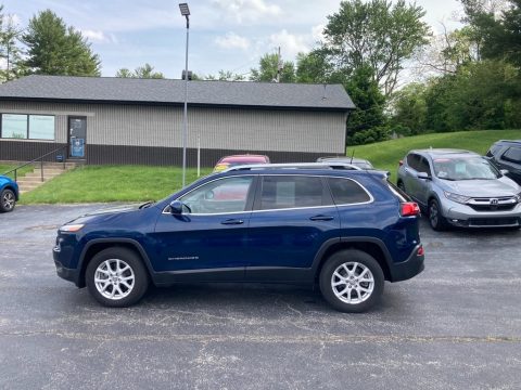 Patriot Blue Pearl Jeep Cherokee Latitude Plus 4x4.  Click to enlarge.