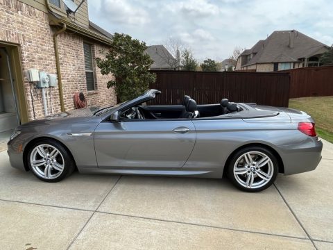 Space Gray Metallic BMW 6 Series 650i Convertible.  Click to enlarge.