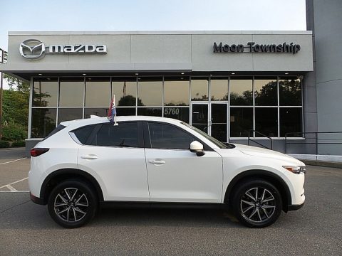 Snowflake White Pearl Mica Mazda CX-5 Touring AWD.  Click to enlarge. Snowflake White Pearl Mica Mazda CX-5 Touring AWD.  Click to enlarge.