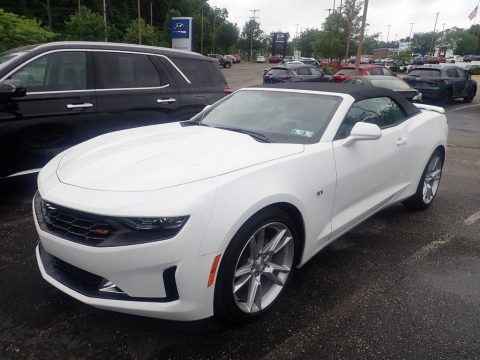 Summit White Chevrolet Camaro LT Convertible.  Click to enlarge.