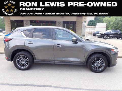 Machine Gray Metallic Mazda CX-5 Touring AWD.  Click to enlarge.