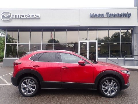 Soul Red Crystal Metallic Mazda CX-30 S Preferred AWD.  Click to enlarge.