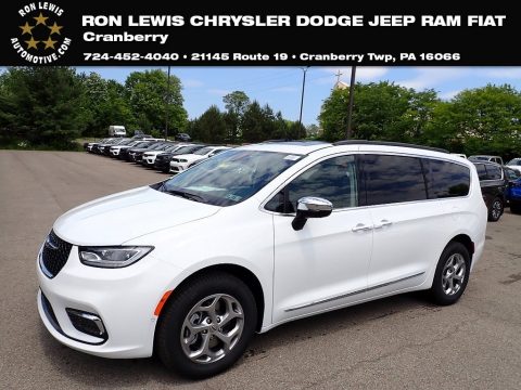 Bright White Chrysler Pacifica Limited AWD.  Click to enlarge.