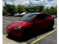 2022 Tesla Model Y Long Range AWD Red Multi-Coat